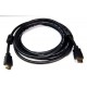 Шнур штекер HDMI - штекер HDMI GOLD с фильтром 1,5м