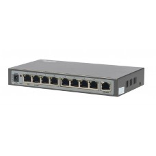 9-портовый сетевой коммутатор HI-PoE стандарта PoE - IEEE 802.3